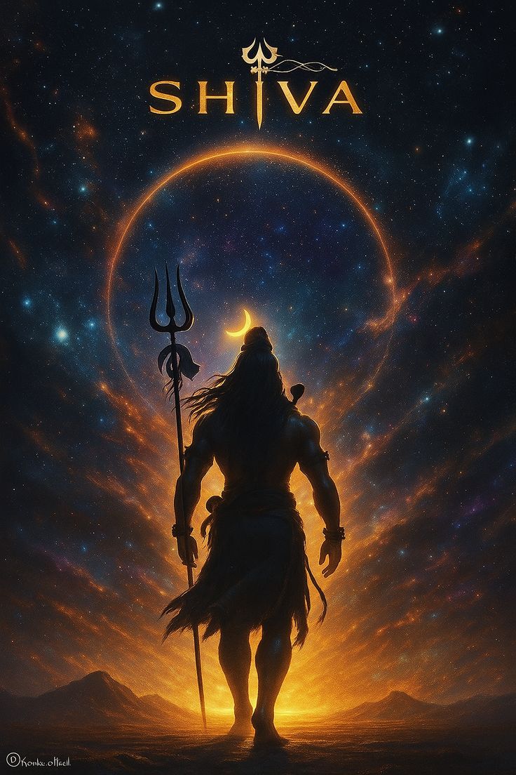 Shiva Sacred Glow Framed Art Print